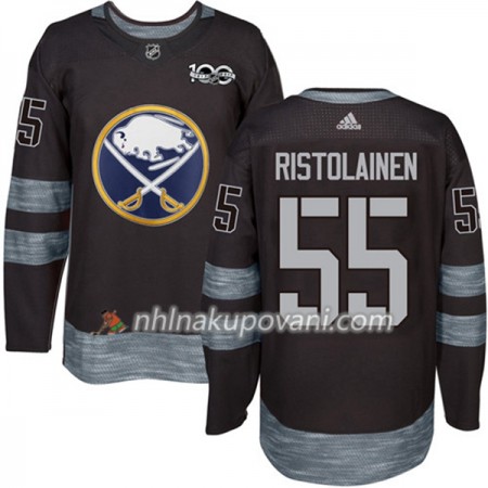 Buffalo Sabres Dresy Rasmus Ristolainen 55 1917-2017 100th Anniversary Adidas Černá Authentic - Pánské